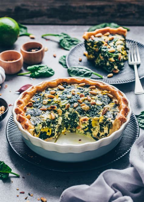 This Vegan Spinach Quiche Is Creamy Cheesy And Totally Delicious It