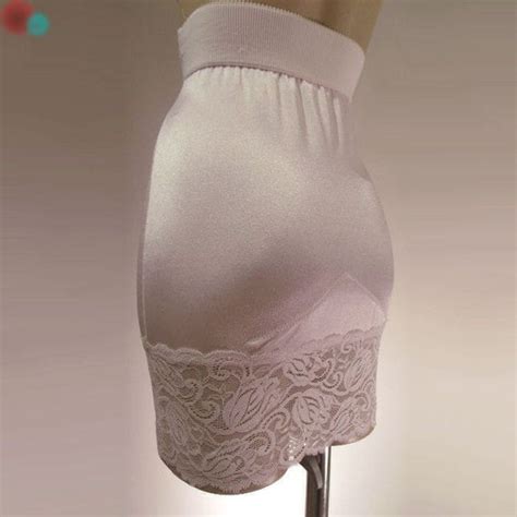 Vintage Vanity Fair Girdle Shaper Slip Built In Panties White