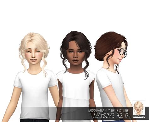 22 Top Style Kid Hairstyle Sims 4