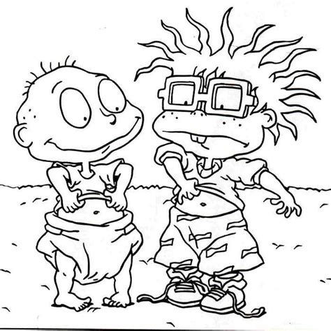 Chucky Rugrats Coloring Pages Thekidsworksheet