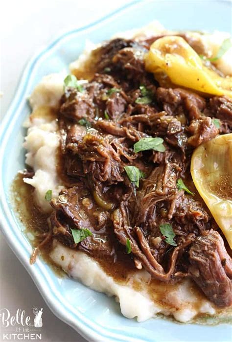 The only thing i love more than pot roast is my crockpot, so to be able to put those 2 things together, is especially awesome for me. Mississippi Pot Roast {The BEST Pot Roast EVER} - Belle of ...