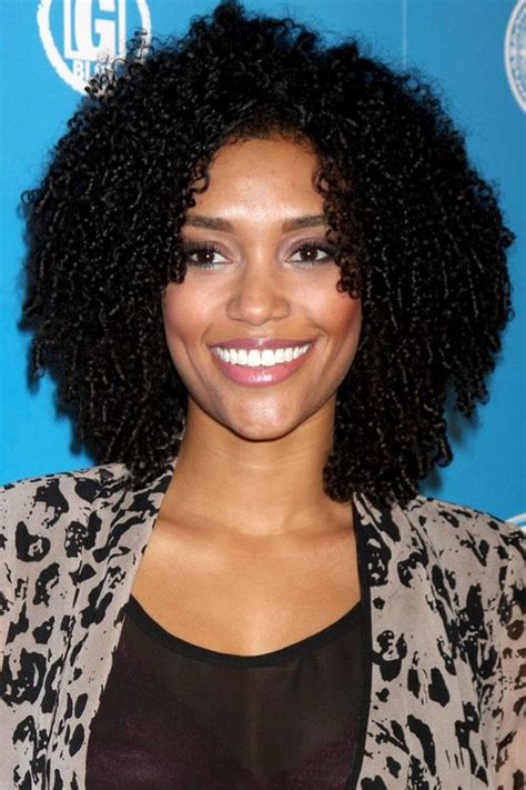 This gelled bang style is perfect for fancy occasions. Ideas of Short Curly Hairstyles for Black Women, Best ...