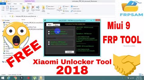 Xiaomi Unlocker FRP MI Account Remover Tool 2018 YouTube