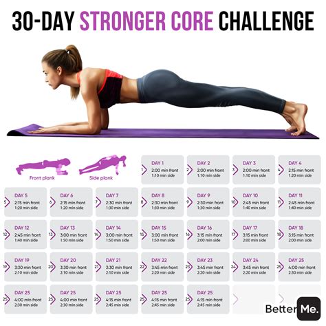 Day Stronger Core Challenge Ejercicios Para Reducir Cintura Ejercicios Reducir Cintura