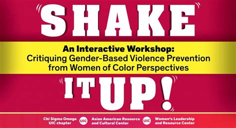 Shake It Up Critiquing Gender Based Violence Prevention From Women Of