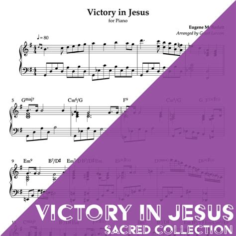 Victory In Jesus Solo Jazz Piano Arrangement Savvy Pianist