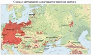 German Settlements and Presence Throughout History - Vivid Maps