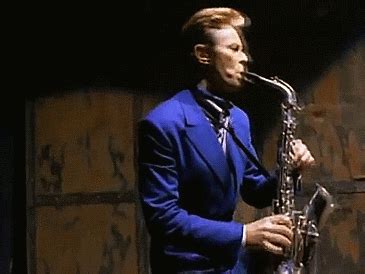 David Bowie Saxophone GIF Find Share On GIPHY