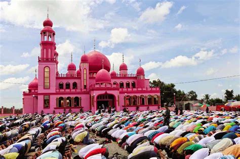 Inauguration Of The ‘pink Mosque For The Beginning Of Ramadan World