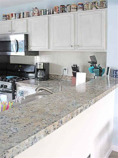 How To Paint Kitchen Countertops To Look Like Granite Things In The Kitchen
