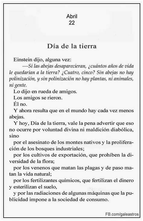 Crónicas De La Tierra Sin Mal 22 De Abril Día De La Tierra Día De