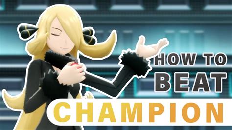 How To Beat The Elite Four And Champion Cynthia Pokemon Brilliant