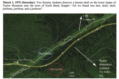 Coordinates Of Ted Bundys Dump Site On Taylor Mountain Rserialkillers