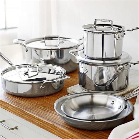 All Clad D5 Stainless Steel 10 Piece Cookware Set Williams Sonoma Au