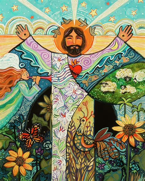 All Creation Sings His Praise Painting By Jen Norton Pixels