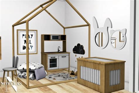 Safari Toddler Bedroom At Novvvas Sims 4 Updates