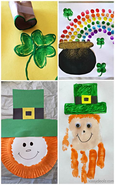 Easy St Patricks Day Crafts For Kids Preschool Crafts St Patricks