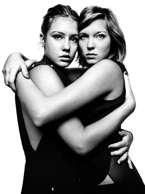 Adele Exarchopoulos and Lea Seydoux New York Magazine Photoshoot Léa Seydoux Photo