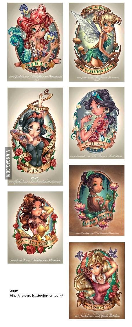 Princess crown outline tattoo 16 queen crown tattoo designs. Disney Princess Tattoo - 9GAG