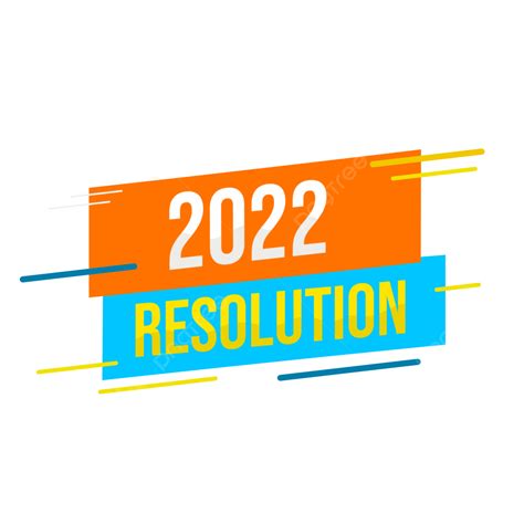 Resolution Clipart Transparent Png Hd 2022 Resolution Banner 2022