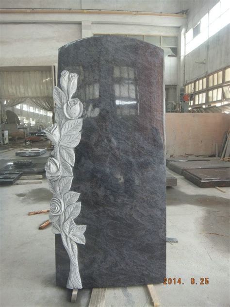 However, you can get cemetery headstones that have unique shapes or themed designs already. Buy Best Rose Flowers Carved And Sandblasted Headstone In ...