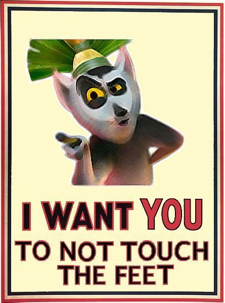 What Did I Tell You About The Feet King Julian Madagascar Funny