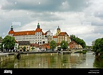 Castle in Neuburg an der Donau, Bavaria, Germany, Europe Stock Photo ...