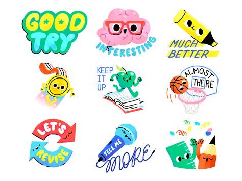 Kami Stickers 👩‍🎓👨‍🎓 By Mishax On Dribbble