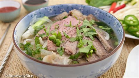 Vietnamese Beef Noodle Soup Pho Bo Authentic Beef Pho Recipe Video