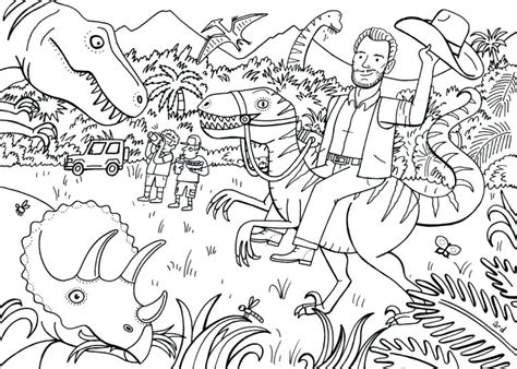Lego Coloring Pages Jurassic World Background Best Coloring Animal