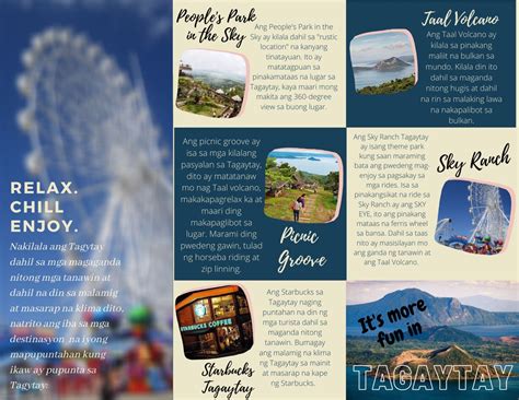 Travel Brochure Tagaytay Travel Brochure In Philippines Travel My XXX