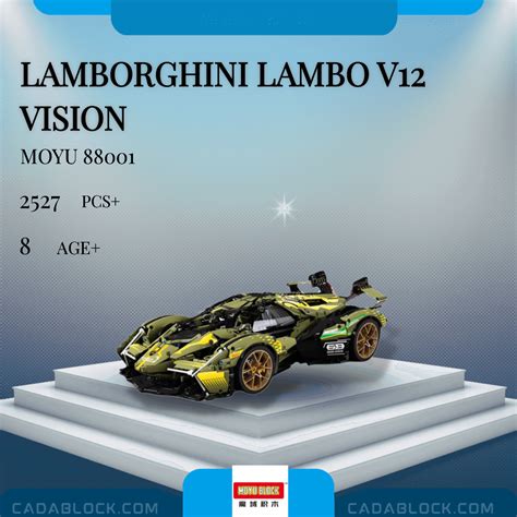 Moyu 88001 Lamborghini Lambo V12 Vision Technician Cada Block