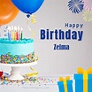100+ HD Happy Birthday Zelma Cake Images And Shayari