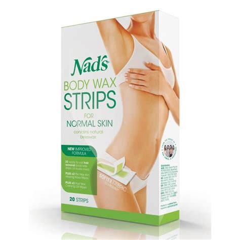 Nad S Body Wax Strips X 20 Chemist Direct