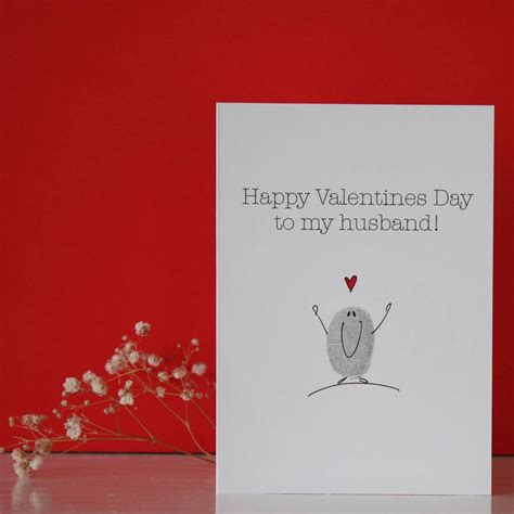 It will certainly impress him! husband valentines day card by adam regester design | notonthehighstreet.com