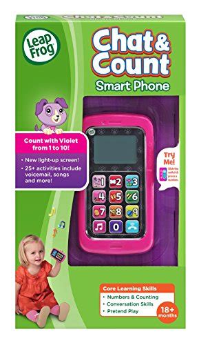 Leapfrog Chat And Count Smart Phone Violet Toy Coupons Best Ts