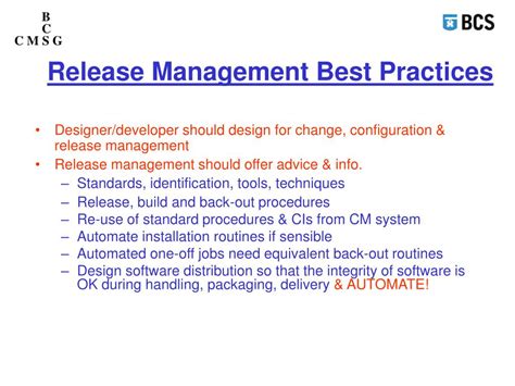 Ppt Changeconfiguration And Release Management Powerpoint