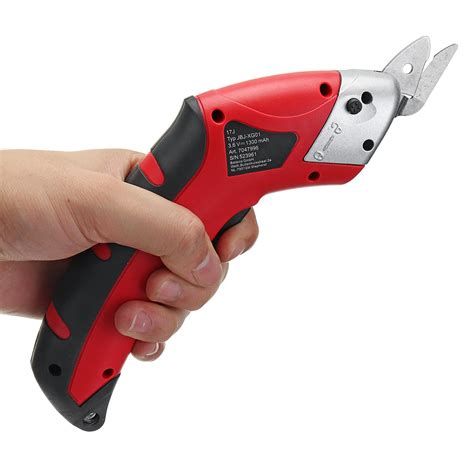 100w Cordless Electric Scissors Auto Cutter With 2 Blades Fabric