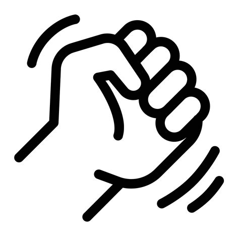 fist icon vector at getdrawings free download