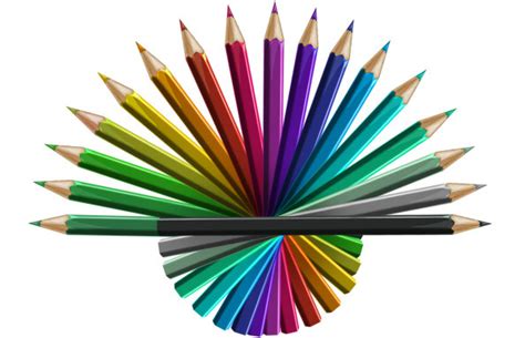 Free Psd Colored Pencils Graphics Free Psd Files