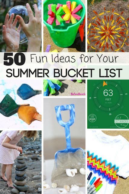 120 Fun Ideas For Kids Summer Bucket Lists Activities And Learning