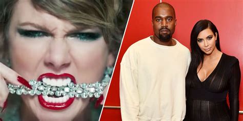 Kim Kardashian And Kanye Wests Reaction To Taylor Swifts Look What You Made Me Do Report