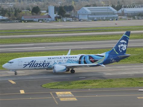 N915AK Alaska Airlines 2019 Boeing 737 MAX 9 AS386 ASA38 Flickr