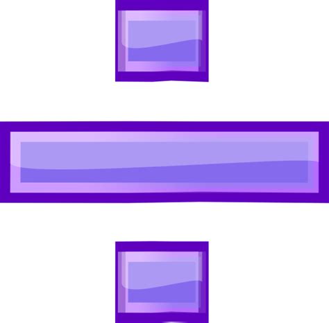 Transparent Background Division Symbol Clipart