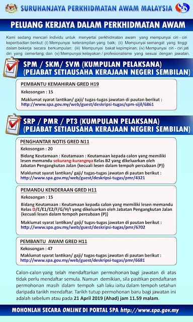 Negeri sembilan atau juga dikenal sebagai negeri sembilan darul khusus merupakan salah satu negara bagian malaysia. Jawatan Kosong di Pejabat Setiausaha Kerajaan Negeri ...