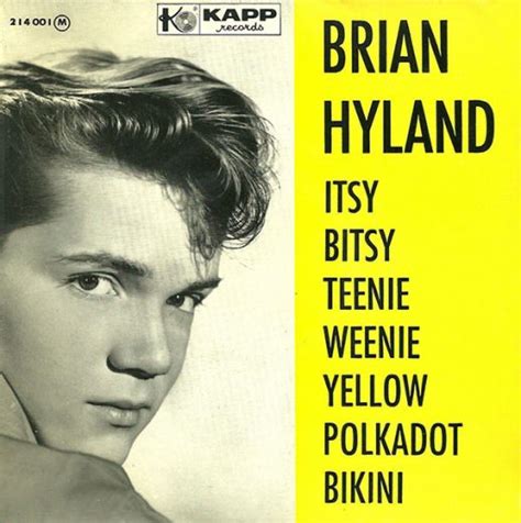 the number ones brian hyland s “itsy bitsy teenie weenie yellow polka dot bikini”