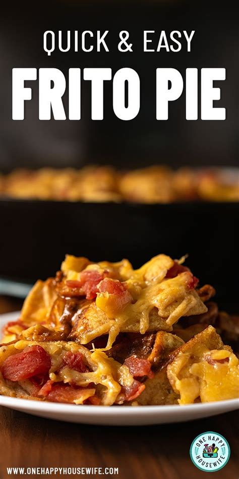 A Quick And Easy Frito Pie That Is Crunchy Cheesy And So Delicious