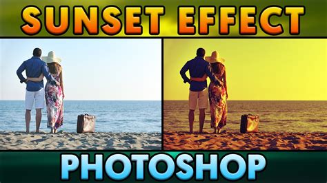 How To: Create Sunset Effect in Photoshop - YouTube