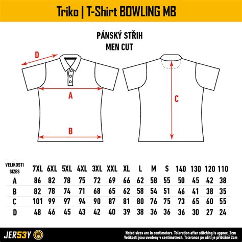 Handball court dimensions in metres should have line markings which are 5 centimetres (2 inches) thick. BOWLING SIZE CHARTS - JERSEY 53 - DRESSED ON THE BEST!