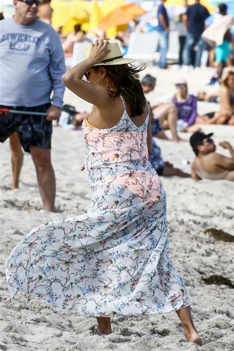 Pregnant Eva Longoria At A Beach In Miami 03262018 Hawtcelebs